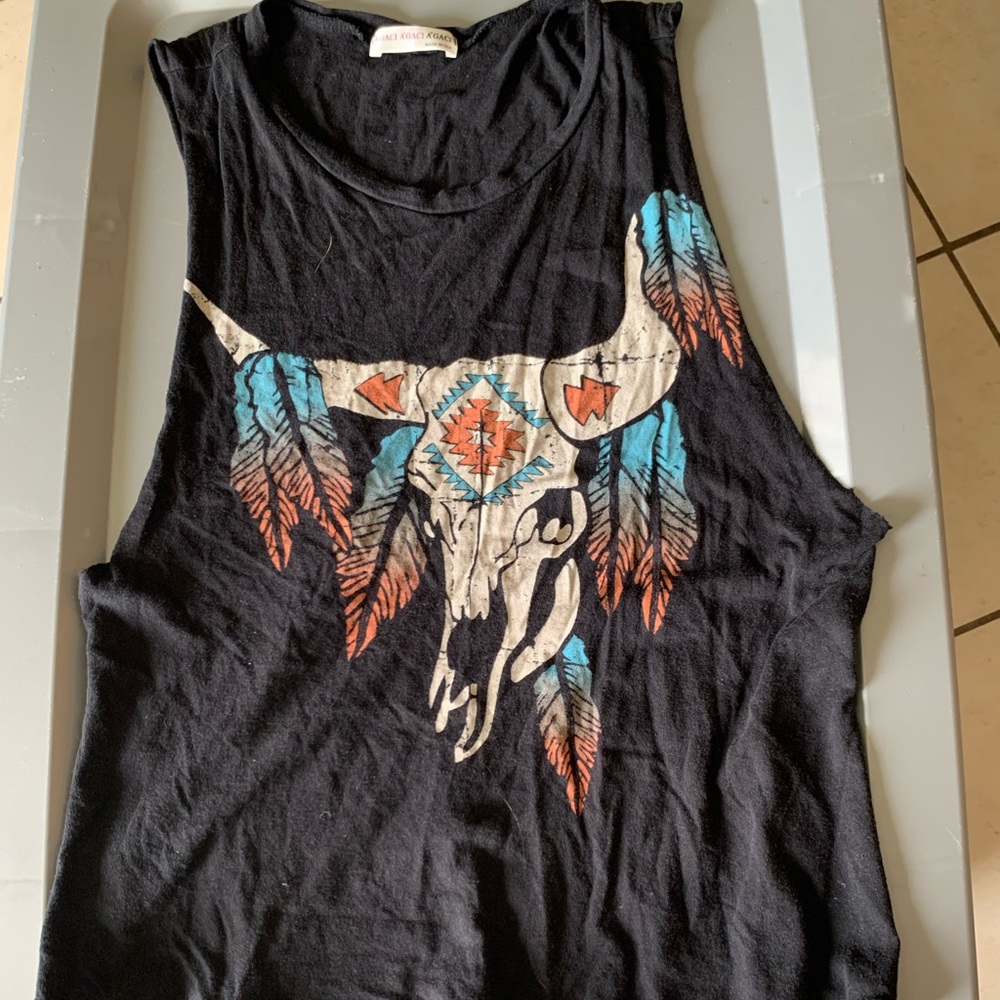 Cut off blouse